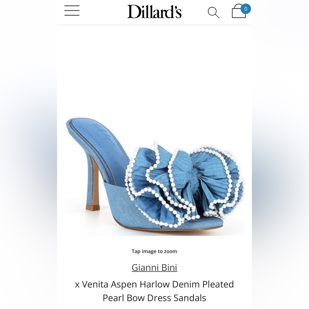 Size 9 - Gianni Bini - VA Harlow - Sostice Blue